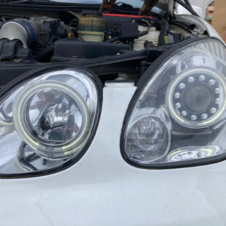 JZS161アリスト イカリング付き ヘッドライト