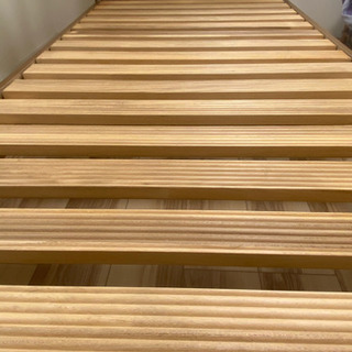 【ネット決済】木製　シングルベッド
