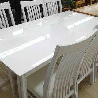 北欧Style ダイニング7点セット 幅166㎝ 奥行81㎝ 高さ70㎝