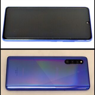 美品 SIMロック解除済 docomo Galaxy A41 SC-41A ブルー ドコモ 〇判定