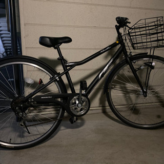 クロスバイク　ライト、鍵付き