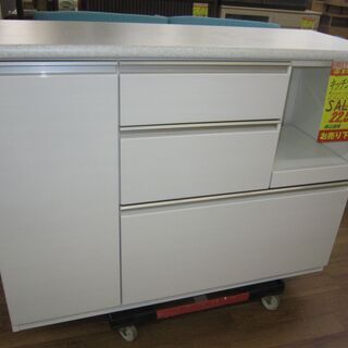 R222 NITORI キッチンカウンター、キッチンキャビネット 幅120cm 美品