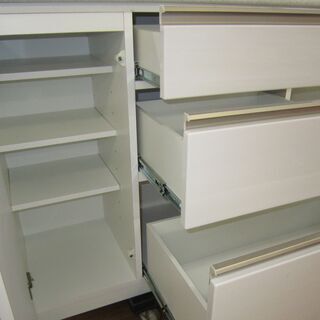 R222 NITORI キッチンカウンター、キッチンキャビネット 幅120cm 美品