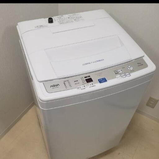 ■配送・設置可■2015年製 AQUA アクア 7.0kg 全自動洗濯機 AQW-S70D