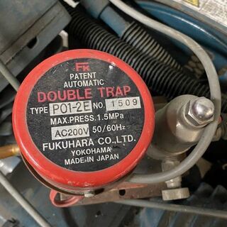 FUJI 富士 エアーコンプレッサー FS-37 5馬力 動作確認済み タンク容量 