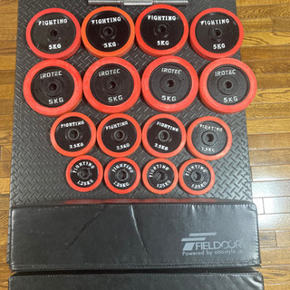 ダンベル30kg×2 計60kg + ダンベルミット