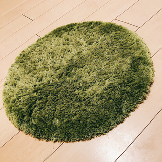 【ネット決済・配送可】グラスラグ 芝生マット　直径約60cm