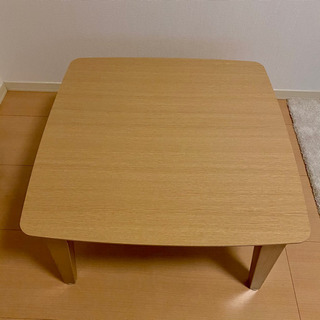 【ネット決済】【値下げ・4月16日まで】コタツ付きローテーブル　正方形