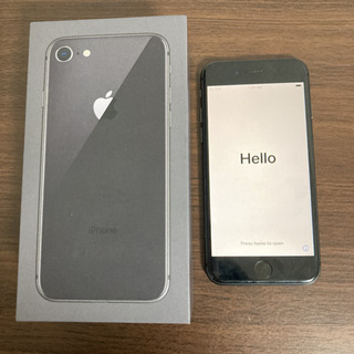 iPhone 8  本体 Space Gray 64 GB SI...