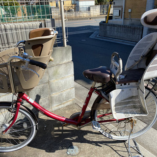 子供乗せ自転車　難あり　差し上げます