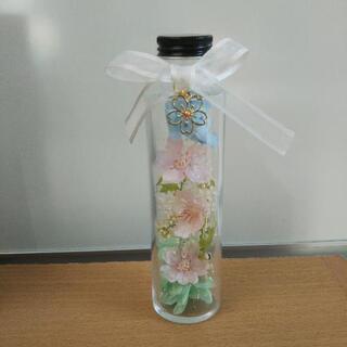 【ネット決済】桜(アーティシャルフラワー)造花のボトルフラワー(...