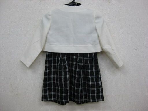 子供服 H N C ナカノヒロミチ 女の子用 女児 フォーマル アンサンブル 1 ホワイト ブラック ジャケット ワンピース とも 鴻池新田のキッズ用品 子供服 の中古あげます 譲ります ジモティーで不用品の処分