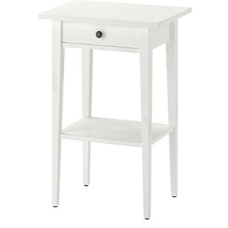 【今週末まで】IKEA サイドテーブル　HEMNES　ホワイトステイン