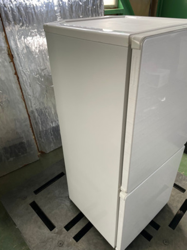 k0208-10 ユーイング　2ドア冷蔵庫　UR-F110H 110L 2016年