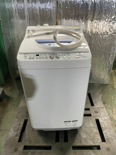k0208-12 シャープ　SHARP 洗濯機　ES-TG55L-A 5.5kg 2012年
