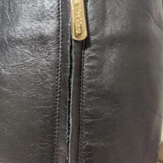 お値下げしました。Max Mara レザーロングブーツ 24cm 黒
