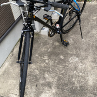【ネット決済】自転車　クロスバイク　黒　ブラック