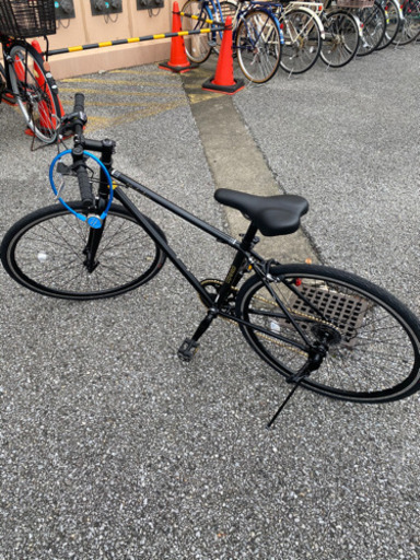 自転車 クロスバイク 黒 ブラック 28インチ Master 試乗のみ マット