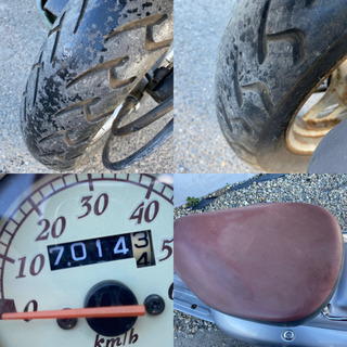 ☆ジョルノクレア低燃費4スト☆バッテリー・シート・タイヤなど新品交換^_^キャブレーターオーバーホールで快調！！原付スクーター☆ ☆ジョルノクレア低燃費4スト☆バッテリー・プラグなど新品交換