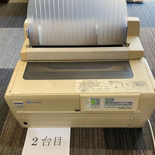 【ネット決済・配送可】2台目　EPSON ドットインパクトプリン...