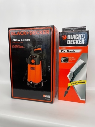 【新品】black+decker 高圧洗浄機