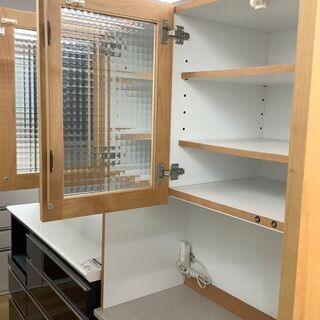 ニトリ レンジボード 3枚扉 ナチュラル 【トレファク岸和田店】