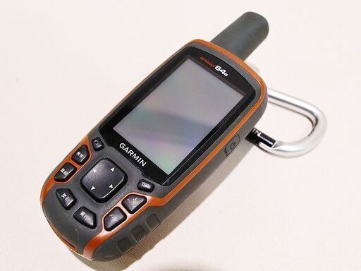 【苫小牧バナナ】動作品 GARMIN/ガーミン GPSMAP 64s 日本語仕様 city＋山岳詳細地図 ハンディGPS 登山/キャンプ/アウトドア 本体のみ♪