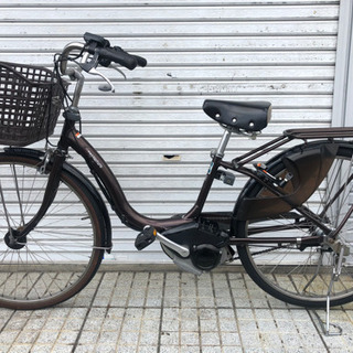 中古電動自転車】ヤマハ ナチュラLブラウン 新品バッテリー付き SALE中 