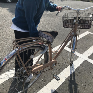 【ネット決済・配送可】中学生女子用 自転車