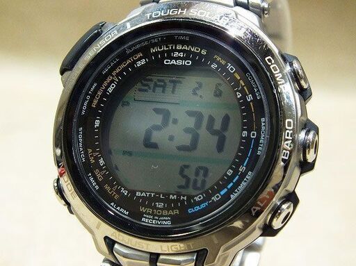 【苫小牧バナナ】カシオ/CASIO プロトレック/PRO TREK PRESTIGE LINE Triple Sensor PRX-2000T-7JF MANASLU MULTIBAND6♪