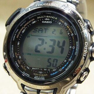 苫小牧バナナ】動作品 CASIO PRW-3500SYT プロトレック Multi field