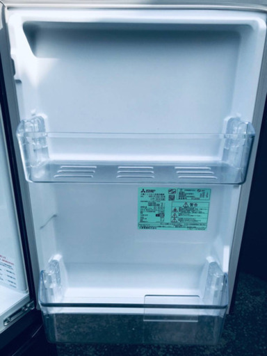 ✨2019年製✨859番 三菱✨ノンフロン冷凍冷蔵庫✨MR-P15D-B‼️