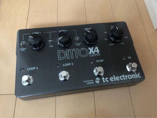 TC Electronic DITTO X4 デュアルトラック ルーパー（定価3万）