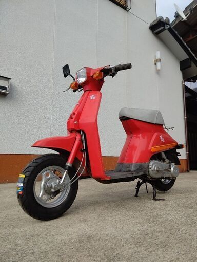 前後タイヤ、バッテリー新品!旧車!レア!スズキ!薔薇!