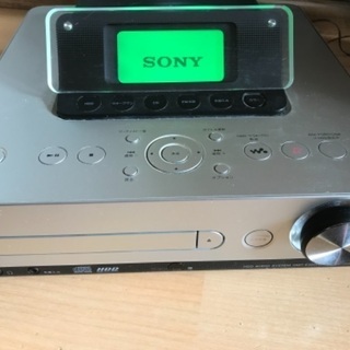 Sony システムオーディオ　スピーカー付きCD ラジオ　HDD