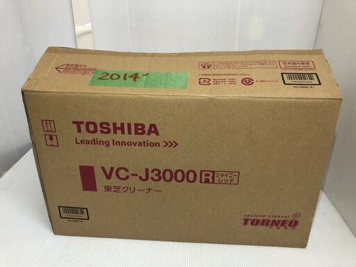 TOSHIBA(東芝)★クリーナー★TORNEO(トルネオ)★VC-J3000R★シャイニーレッド★2014年製★【新品未使用】