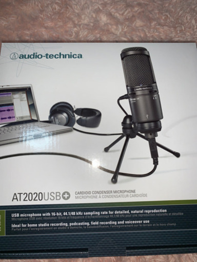 （ほぼ新品)audio−technica AT2020USB+マイク【12000まで値下げ可能】
