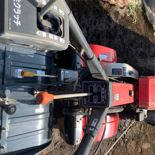 耕運機 ラビット耕運機ST871 （候補の方とお話中）