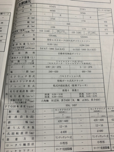 耕運機 ラビット耕運機ST871 （候補の方とお話中） 【公式通販】