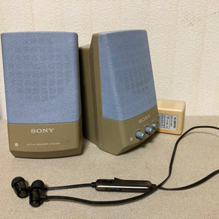 SONYスピーカーとBluetoothイヤホン