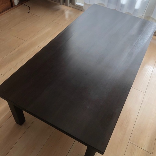 無印良品　ローテーブル　タモ材　120×60×30㎝　M-LT1200