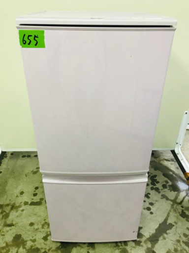 ②655番シャープ✨ノンフロン冷凍冷蔵庫✨SJ-14E1-SP‼️