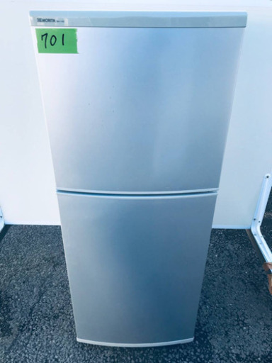 ①701番 MORITA✨ノンフロン冷凍冷蔵庫✨MR-F140C‼️