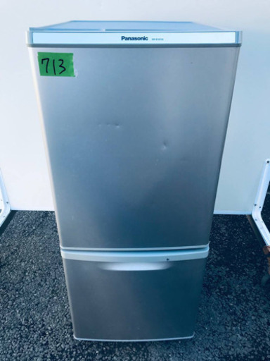 ①713番 Panasonic✨ノンフロン冷凍冷蔵庫✨NR-B145W-S‼️