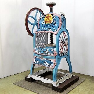 山口)下松市より 大場鋳工所 かき氷機 昭和レトロ アイススライサーBIZHB05H