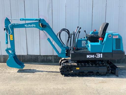 クボタ ミニユンボ　KH-31 ★ 1754時間 ★　鉄キャタ　1トンクラス　シート新品交換積み　全国陸送可能　下取りOK