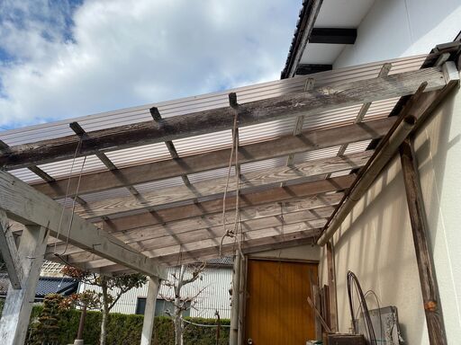 差し掛け屋根 解体して持ち帰る事のできる方 2月12日 15日くらい チャロ 山口のその他の中古あげます 譲ります ジモティーで不用品の処分
