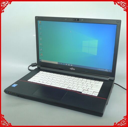 送料無料 SSD128GB 早い者勝ち ノートPC 中古良品 15.6型 富士通 A574/M 第4世代Core i5 8GB DVD 無線 カメラ Bluetooth Win10 LibreOffice