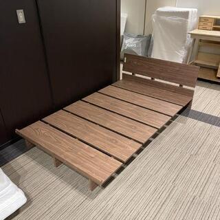 緊急事態宣言中最大13%OFF?【展示品・未使用】すのこシングルベッド 