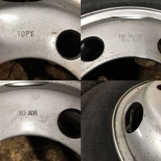 YOKOHAMA RY108B 225/70R16 117/115L LT】夏タイヤ【TOPY RD16X6K 128 